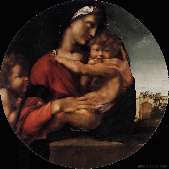 BERRUGUETE, Alonso Madonna and Child with the Young St John